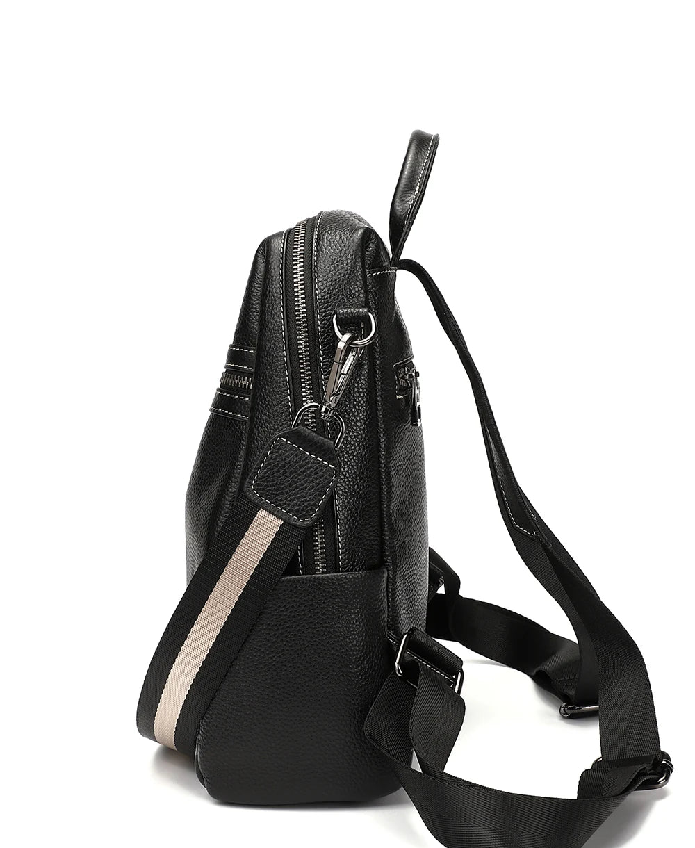 100% Genuine Leather Backpack For Women's High Quality