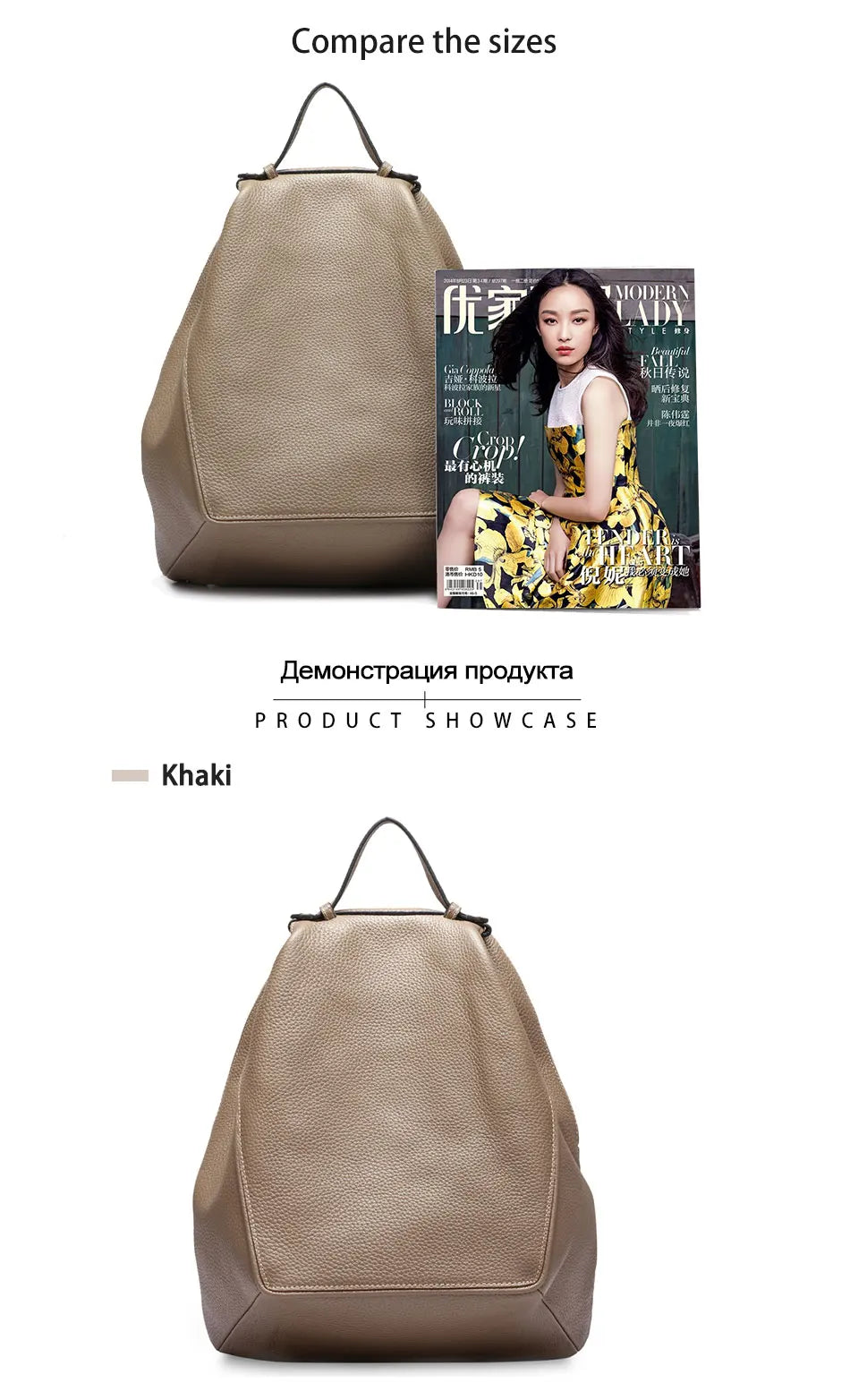 Women Stylish Classic Backpack  Genuine Leather Knapsack Satchel Purse