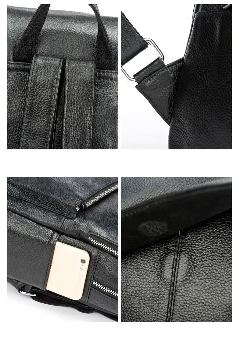 Stylish Genuine Leather Women Backpack