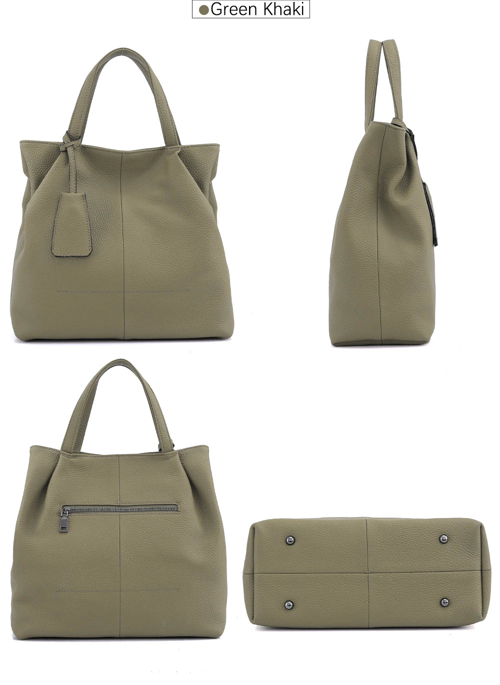 Soft Genuine Leather Handbag Women's Shoulder Bag Fashion Casual Design Shopper Crossbody