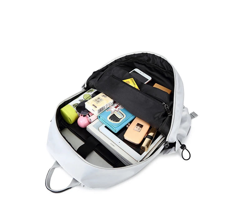 Soft Waterproof Ladies Backpack Casual Outdoor Women's Knapsack Large Capacity Multifunction