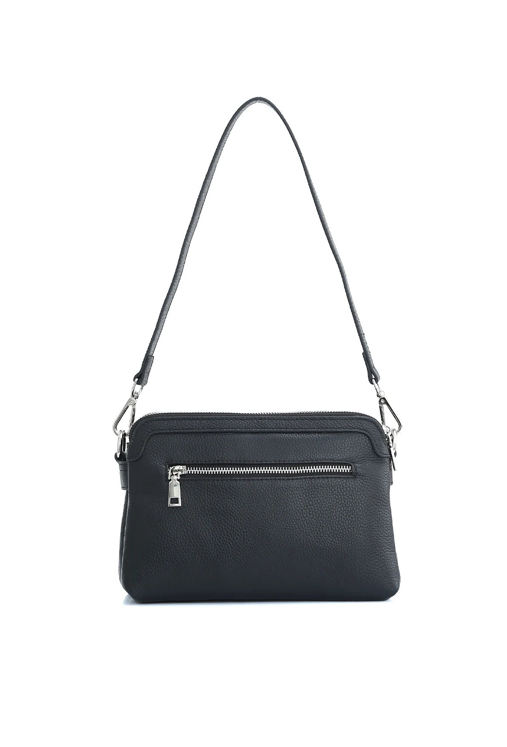 Genuine Leather Winter Women's Shoulder Bag Simple Small Vintage Handbag Commuter