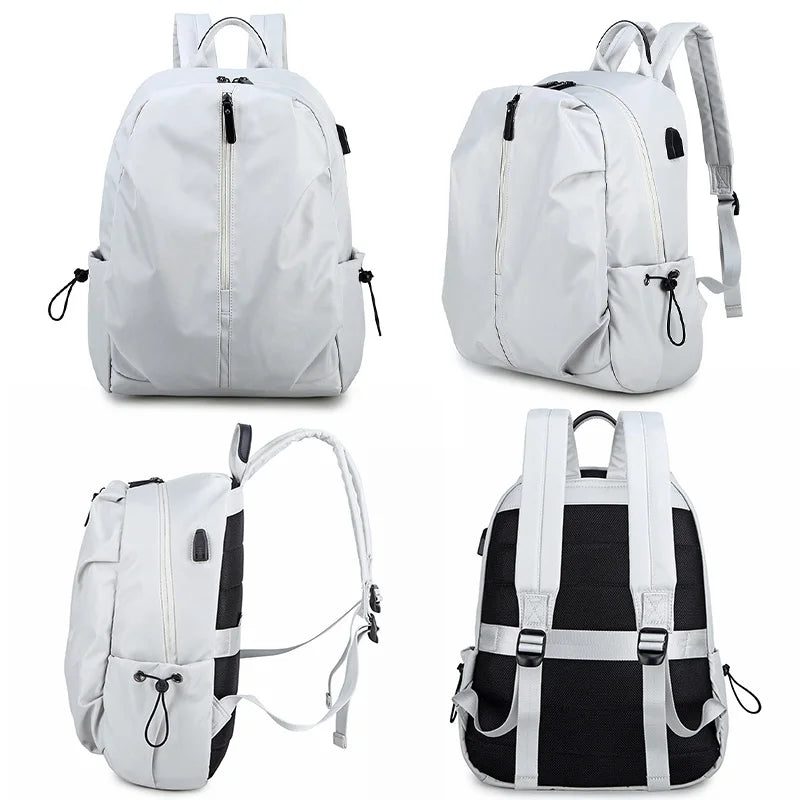 Soft Waterproof Ladies Backpack Casual Outdoor Women's Knapsack Large Capacity Multifunction