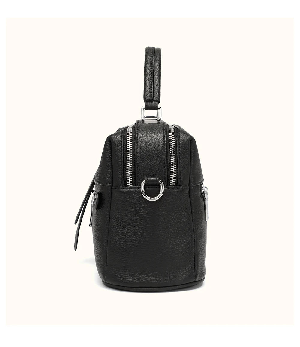 Genuine Leather Handbag Female High Quality Box Bag Classic Fashion Vintage
