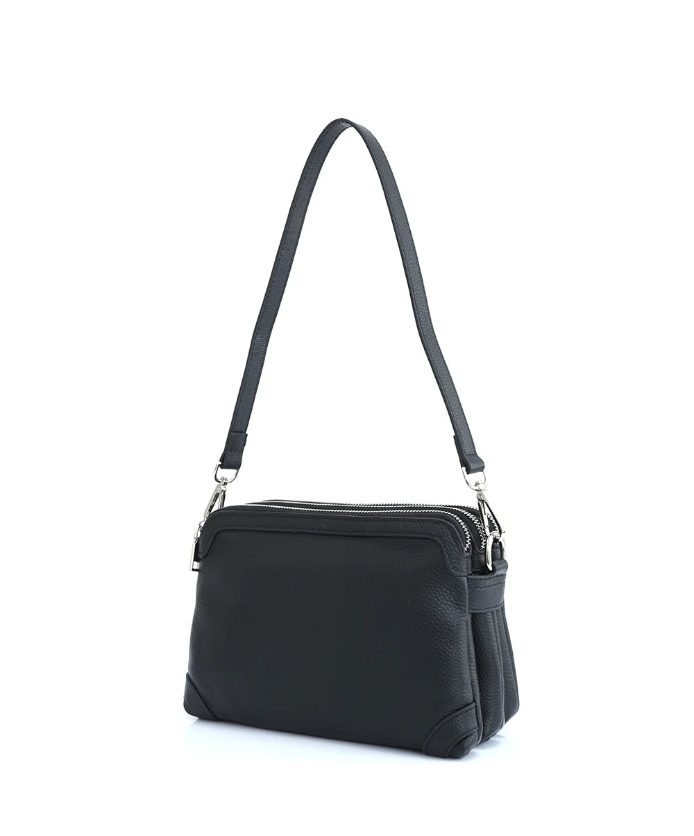 Genuine Leather Winter Women's Shoulder Bag Simple Small Vintage Handbag Commuter