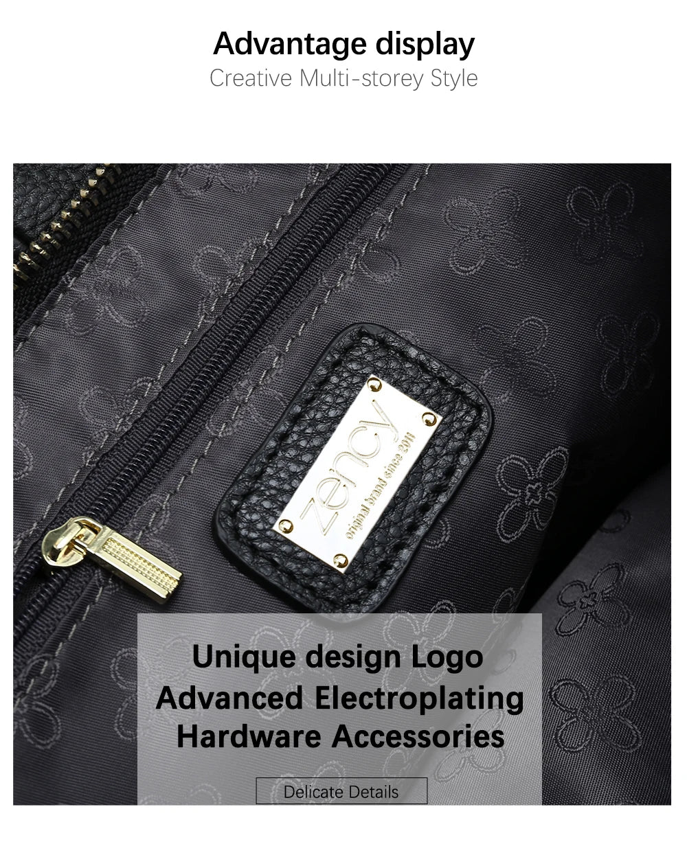 Genuine Leather Handbag Female Classic Simple Casual Tote Bag Retro High Quality