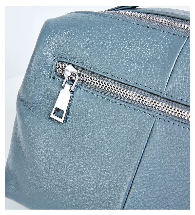 Women's Handbag Genuine Leather Cowhide Cross Body Bags Ladies Shoulder Top Handle Satchel