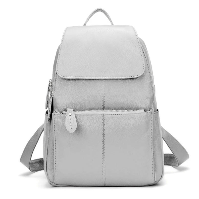 Stylish Genuine Leather Women Backpack