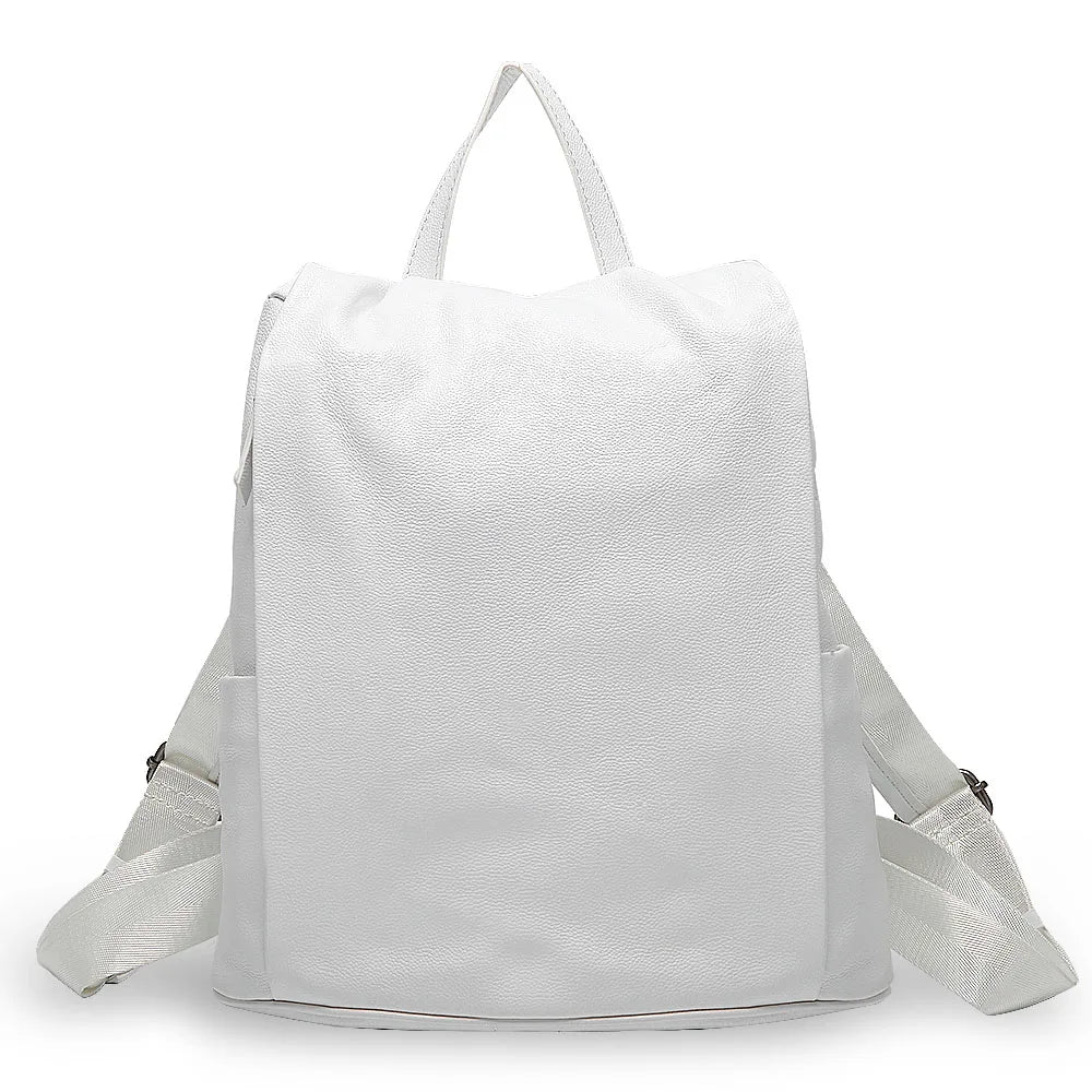 Anti-theft Back Opening Backpack Purses For Women 100% Genuine Leather