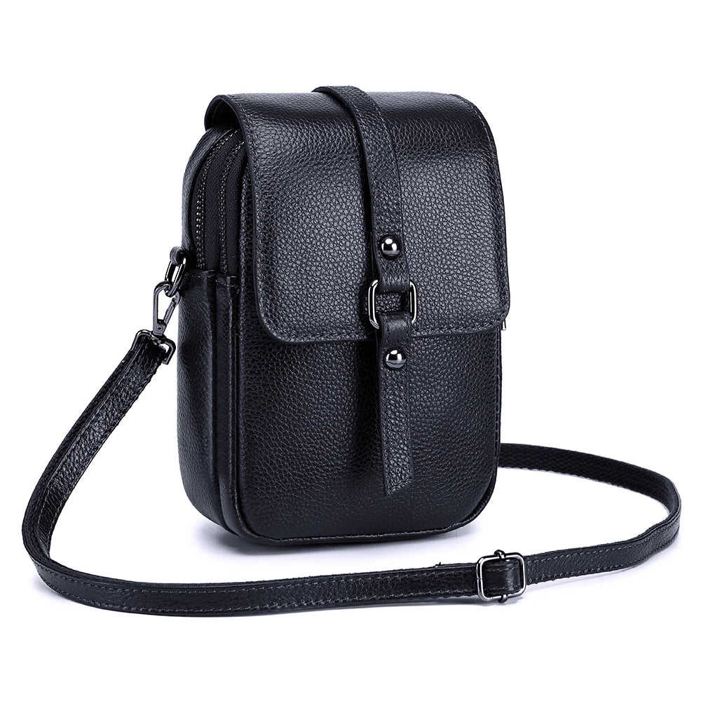 Fashion Classic Handbag Large Capacity Women's Crossbody Bag Soft Cowhide Leather High Quality