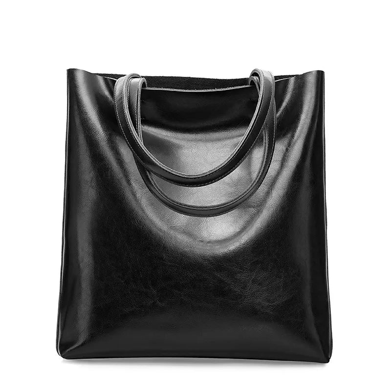 100% Genuine Leather Vintage Women Shoulder Bag High Quality