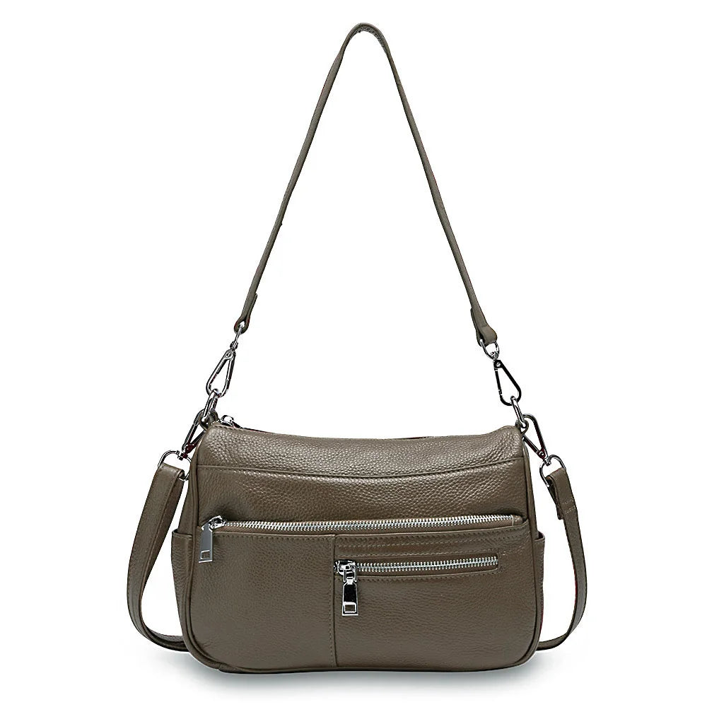 Noble Temperament Women Shoulder Bag 100% Genuine LeatherFashion Crossbody Purse