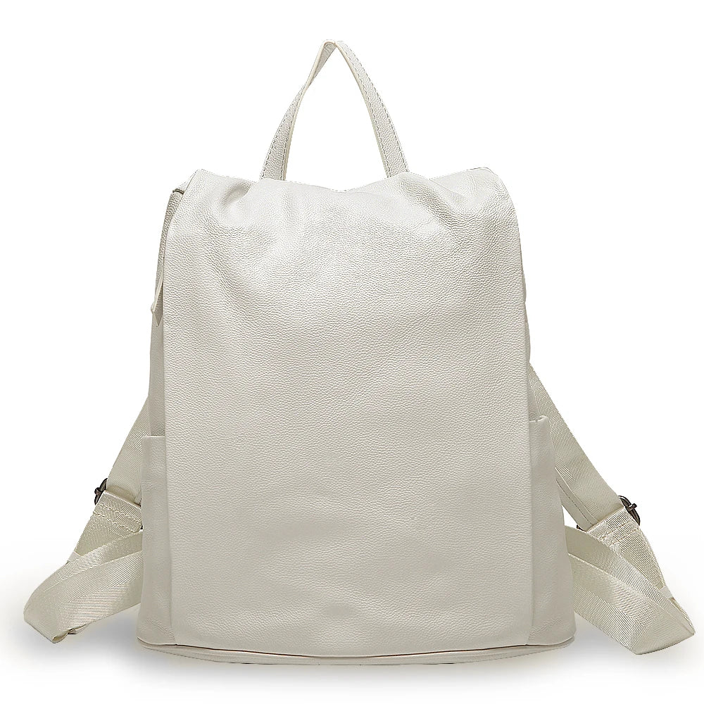 Anti-theft Back Opening Backpack Purses For Women 100% Genuine Leather