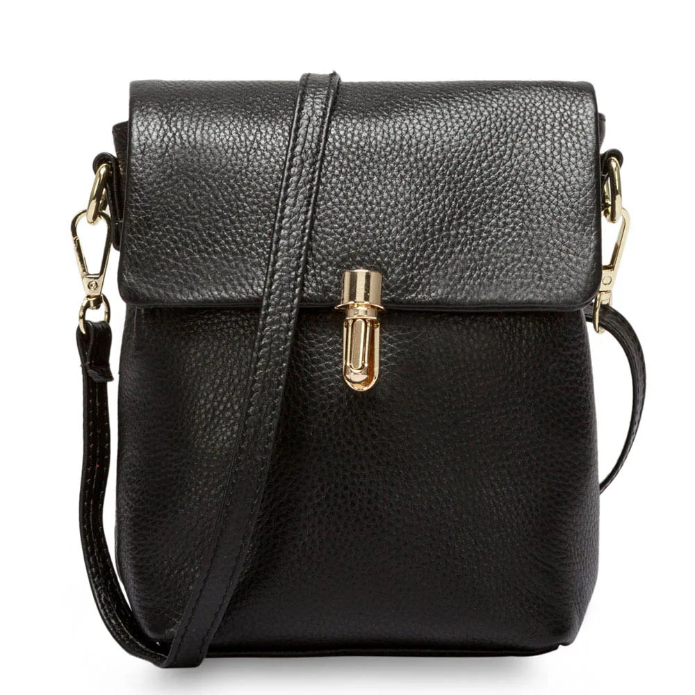 100% Genuine Leather Fashion Women Messenger Bag Practical Phone Purse