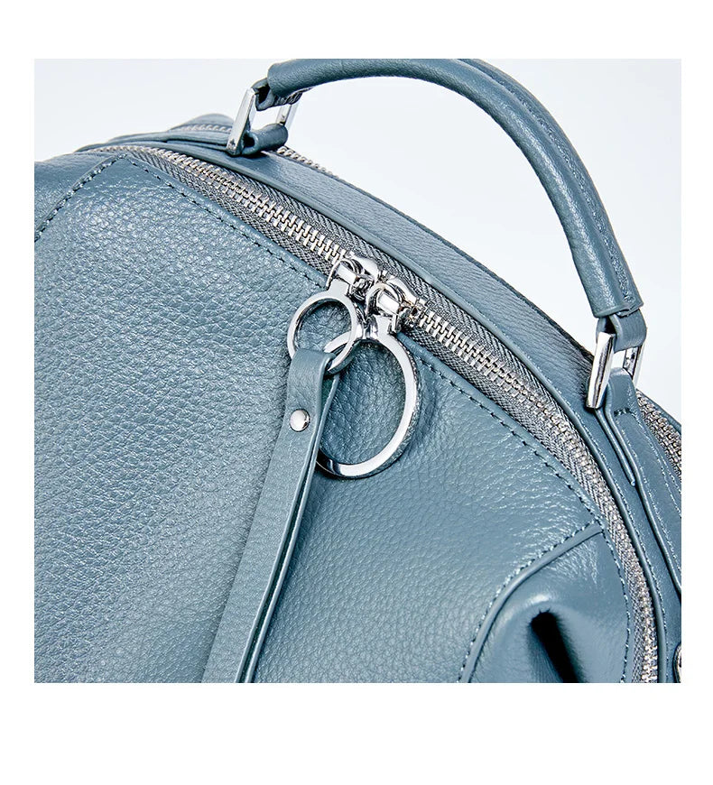 Women's Handbag Genuine Leather Cowhide Cross Body Bags Ladies Shoulder Top Handle Satchel