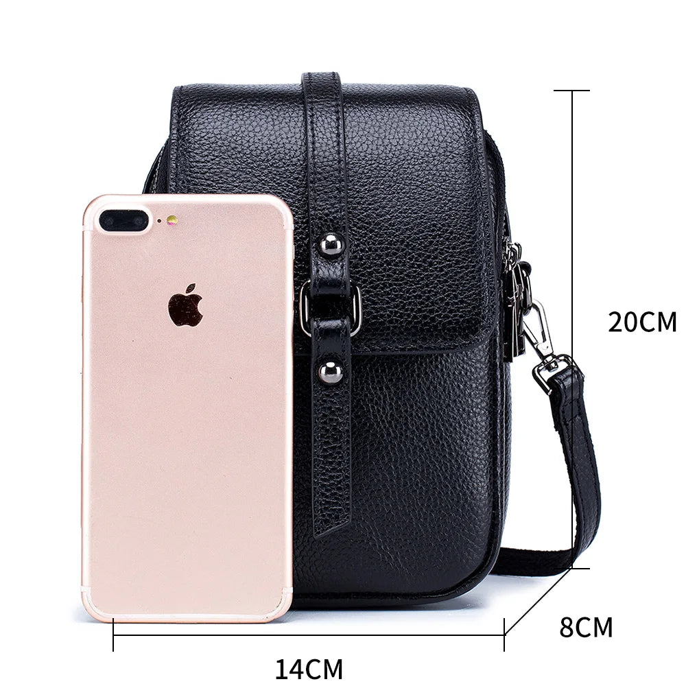Fashion Classic Handbag Large Capacity Women's Crossbody Bag Soft Cowhide Leather High Quality