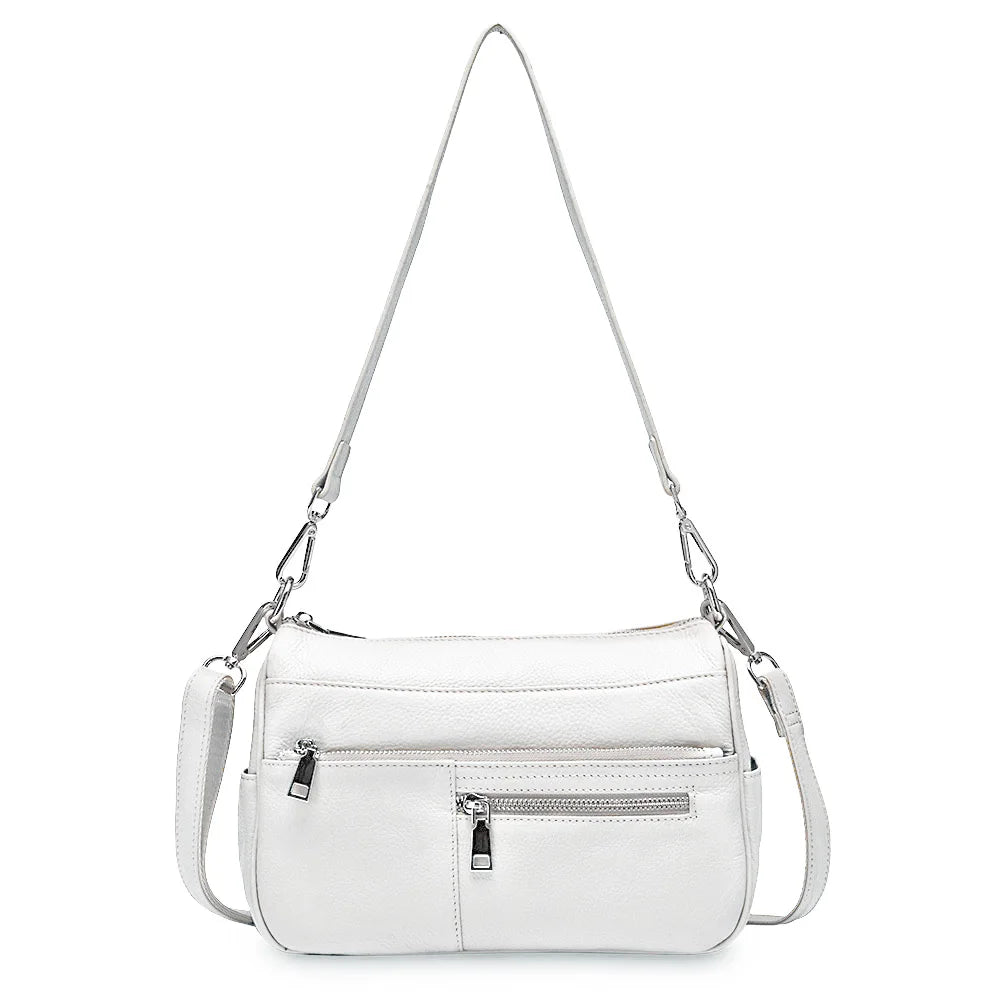 Noble Temperament Women Shoulder Bag 100% Genuine LeatherFashion Crossbody Purse