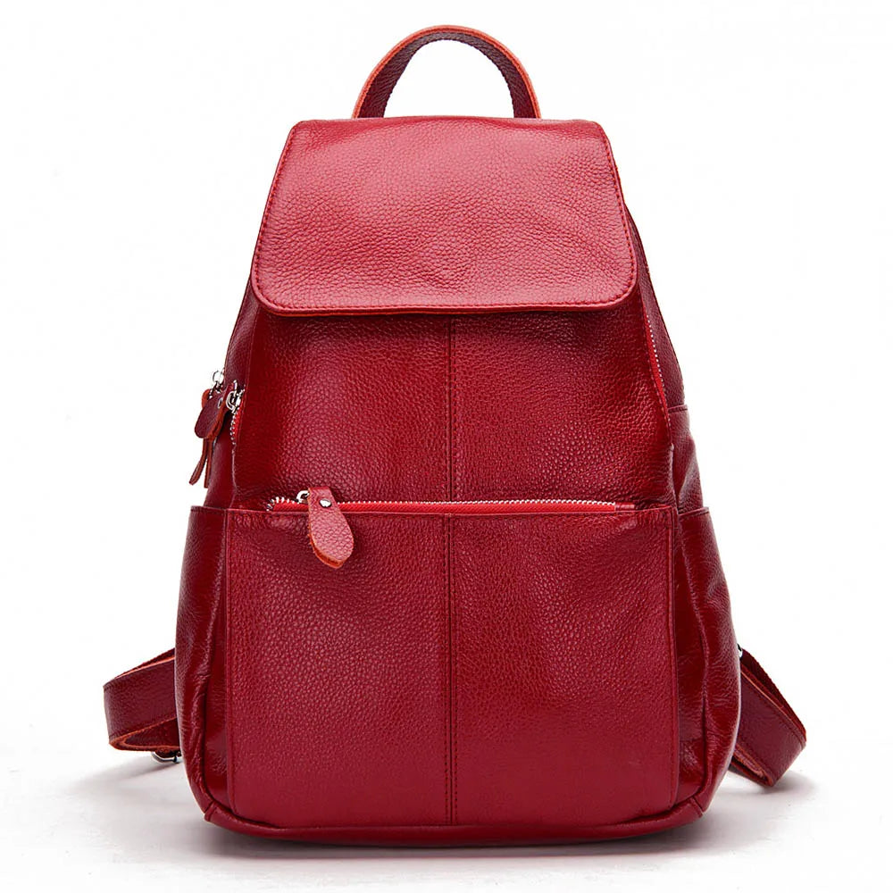 Stylish Genuine Leather Women Backpack