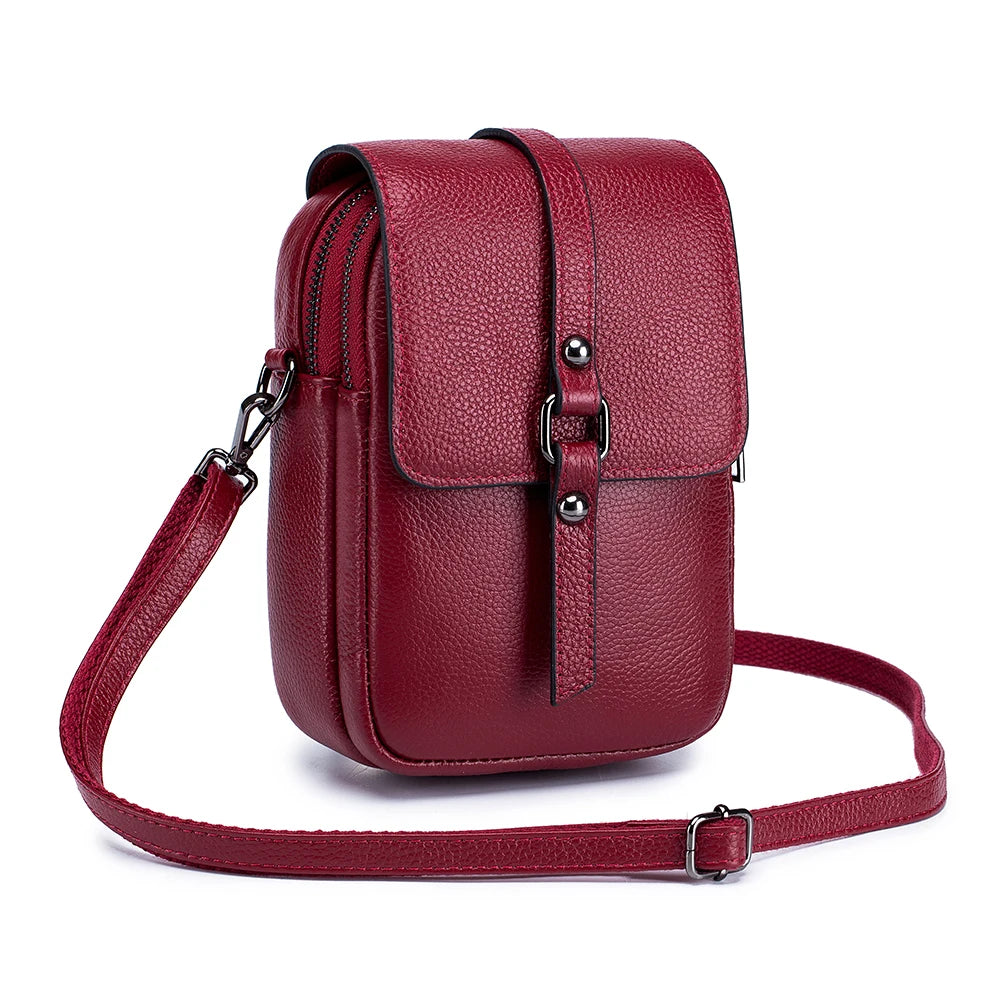Fashion Classic Handbag Large Capacity Women's Crossbody Bag Soft Cowhide Leather High Quality