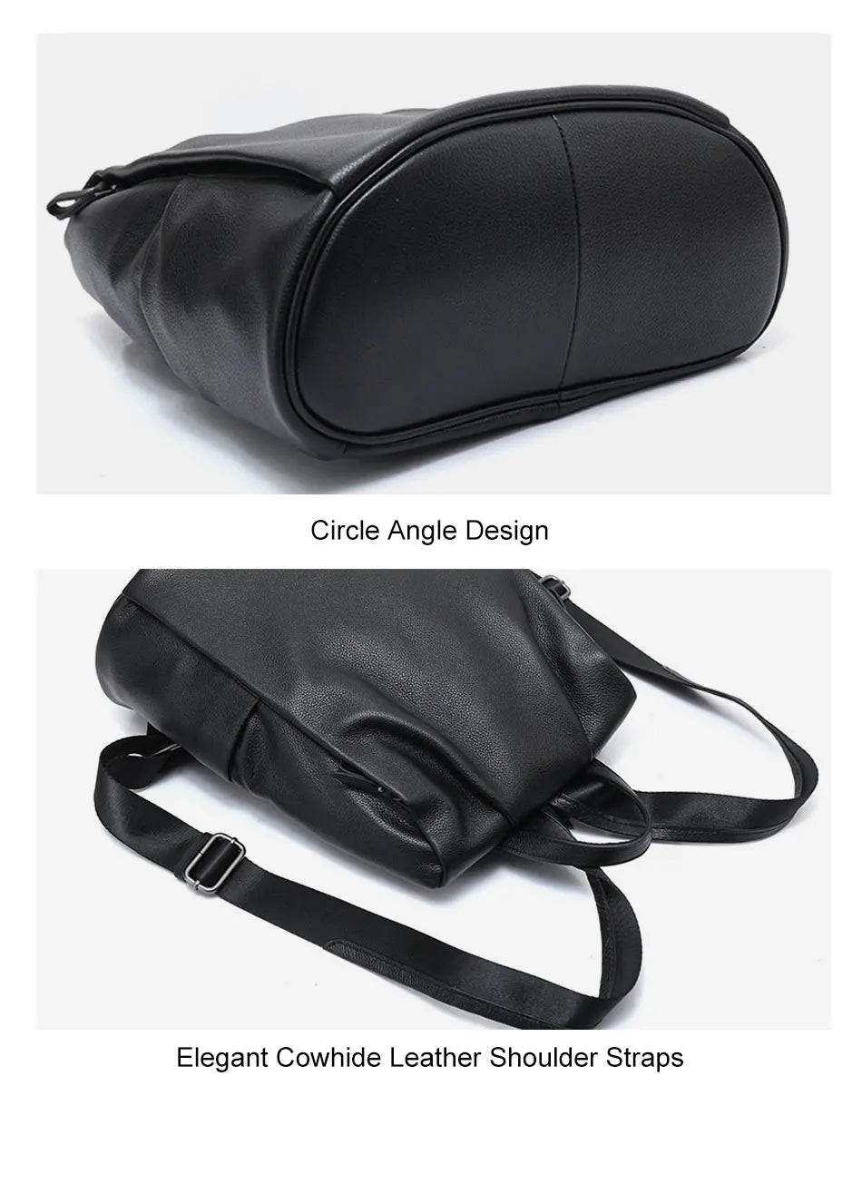 Anti-theft Back Opening Backpack Purses For Women 100% Genuine Leather