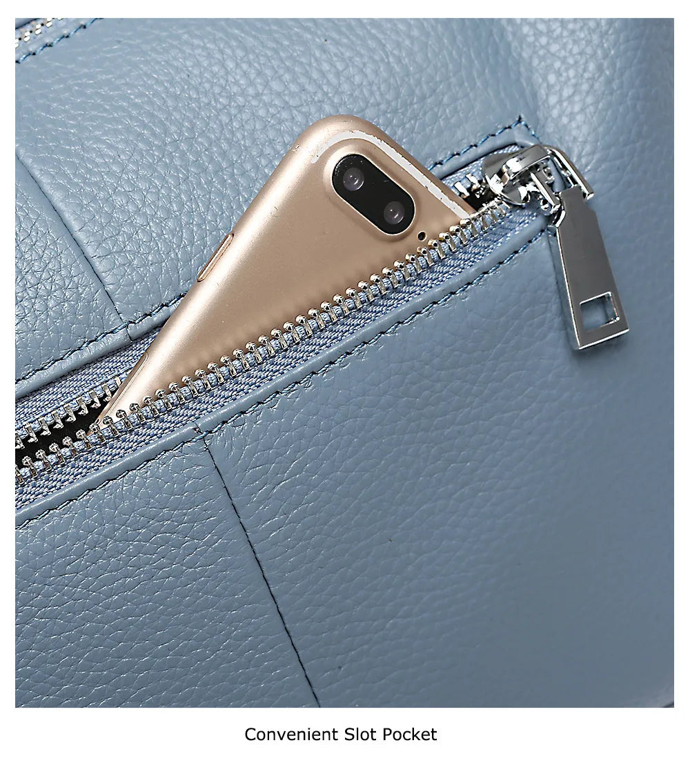 Noble Temperament Women Shoulder Bag 100% Genuine LeatherFashion Crossbody Purse