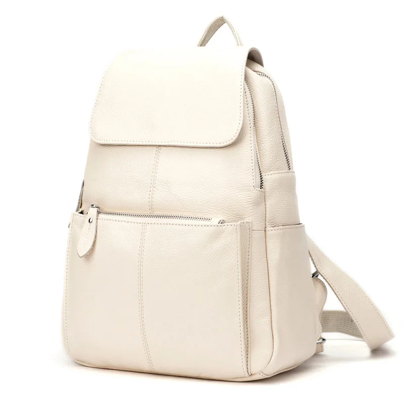 Stylish Genuine Leather Women Backpack