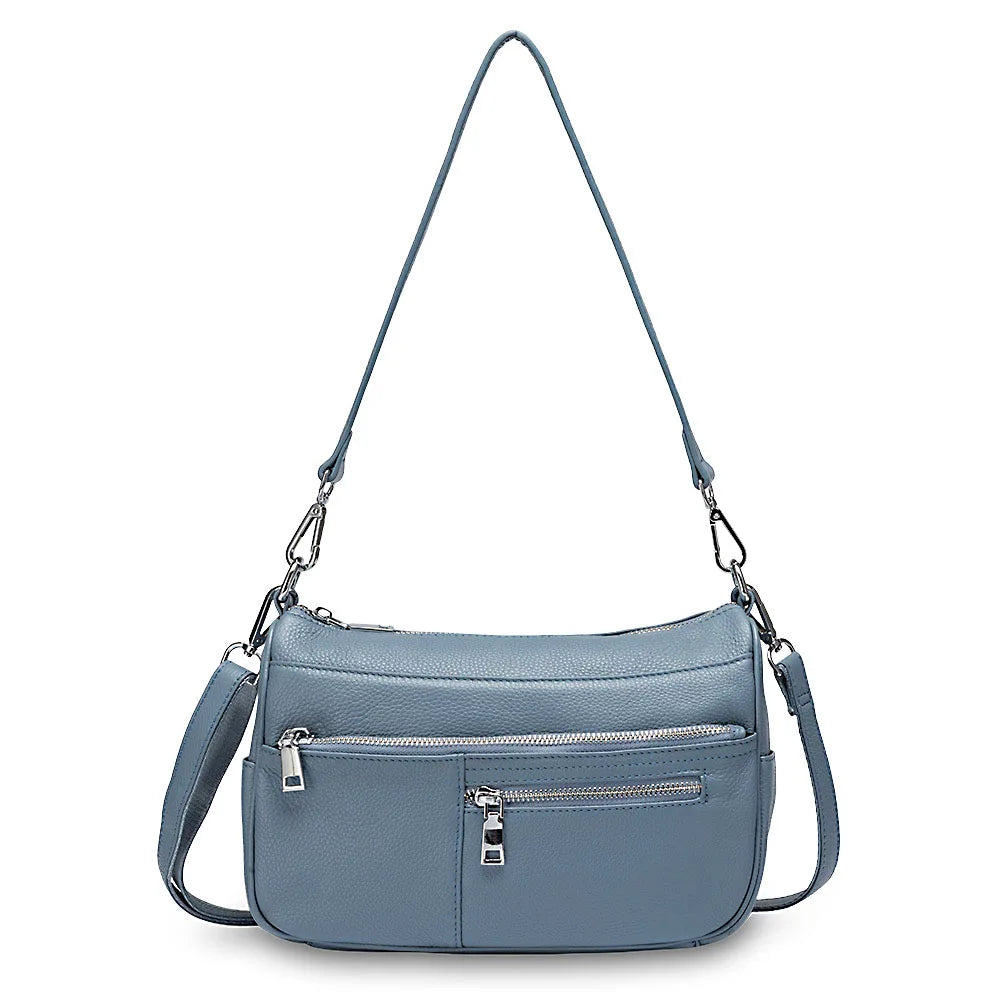 Noble Temperament Women Shoulder Bag 100% Genuine LeatherFashion Crossbody Purse