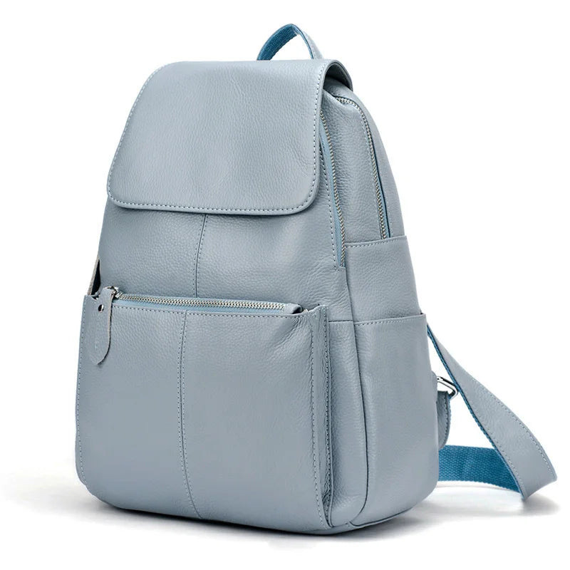 Stylish Genuine Leather Women Backpack