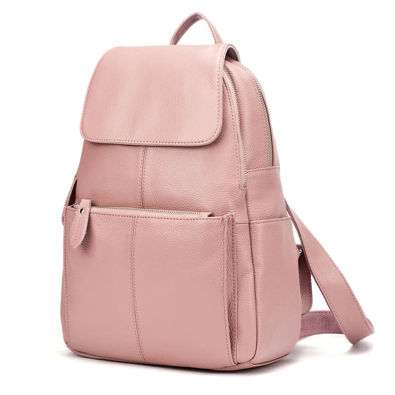 Stylish Genuine Leather Women Backpack