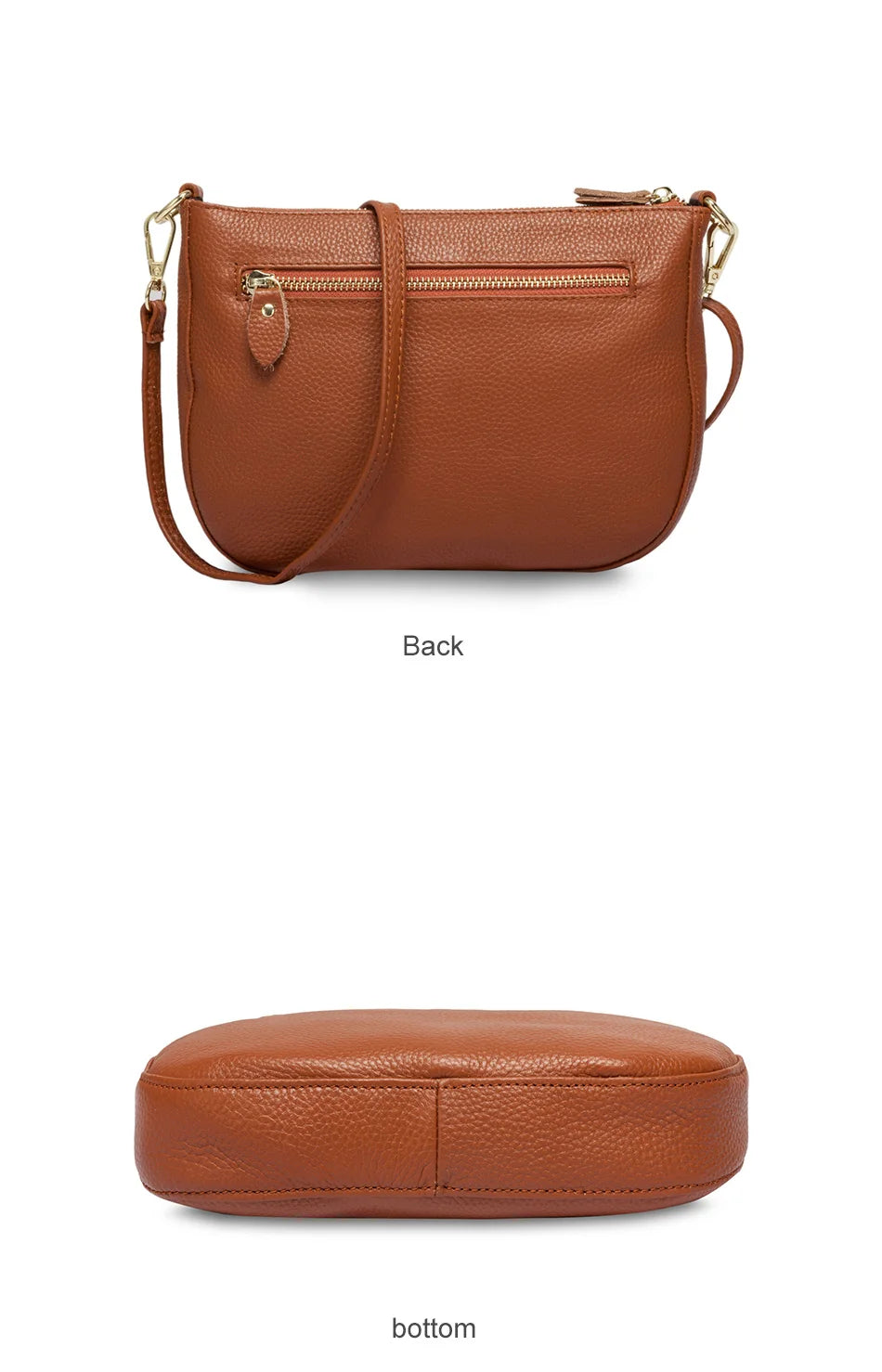 Fashion Women Crossbody Bag 100% Genuine Leather  Handbag Small Flap Bags