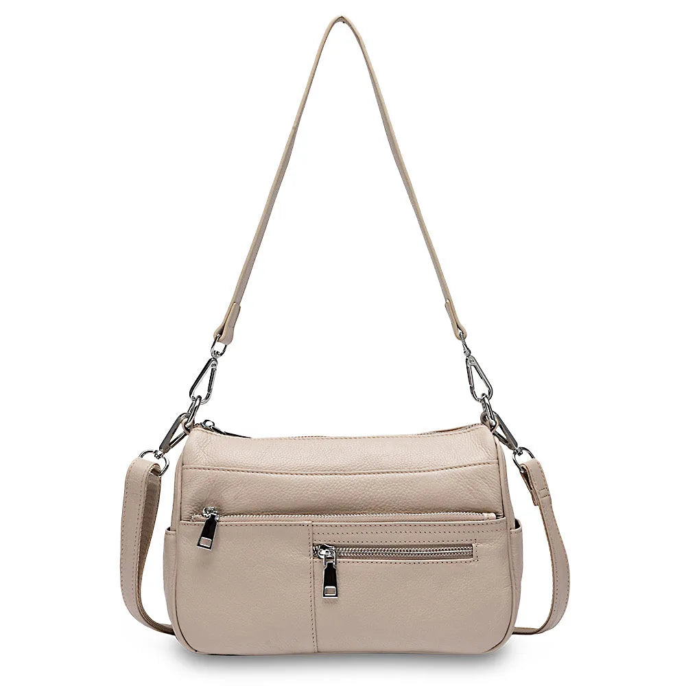 Noble Temperament Women Shoulder Bag 100% Genuine LeatherFashion Crossbody Purse