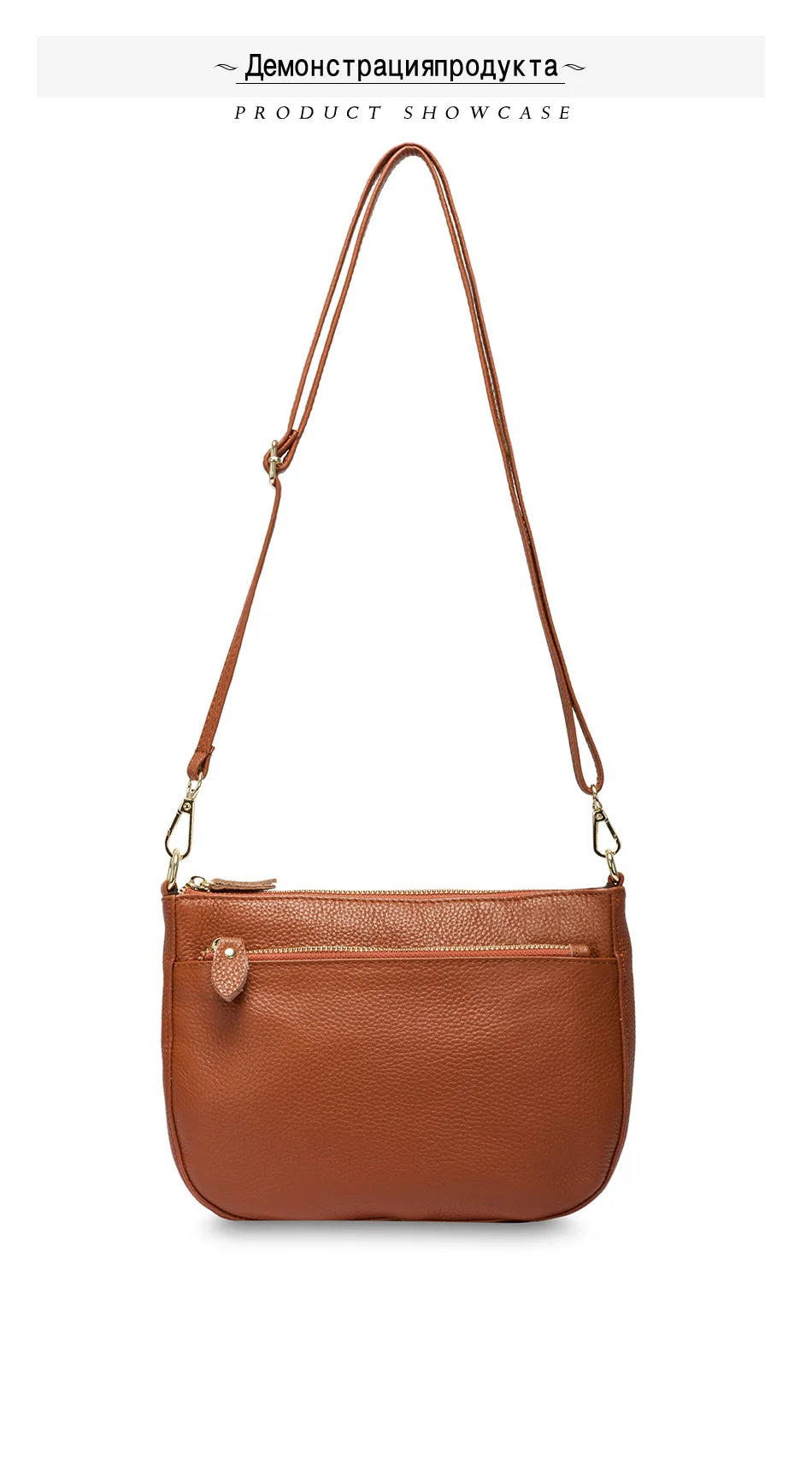 Fashion Women Crossbody Bag 100% Genuine Leather  Handbag Small Flap Bags