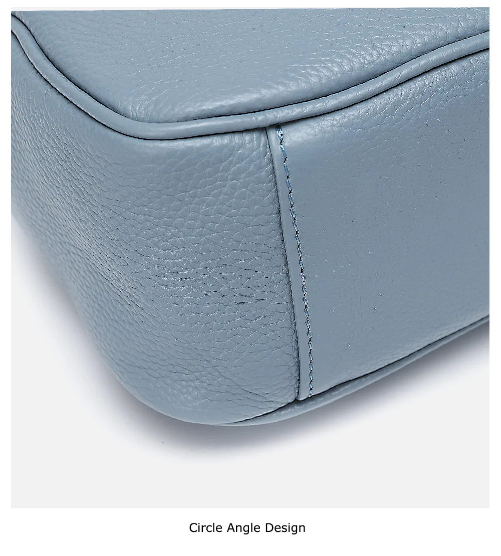 Noble Temperament Women Shoulder Bag 100% Genuine LeatherFashion Crossbody Purse