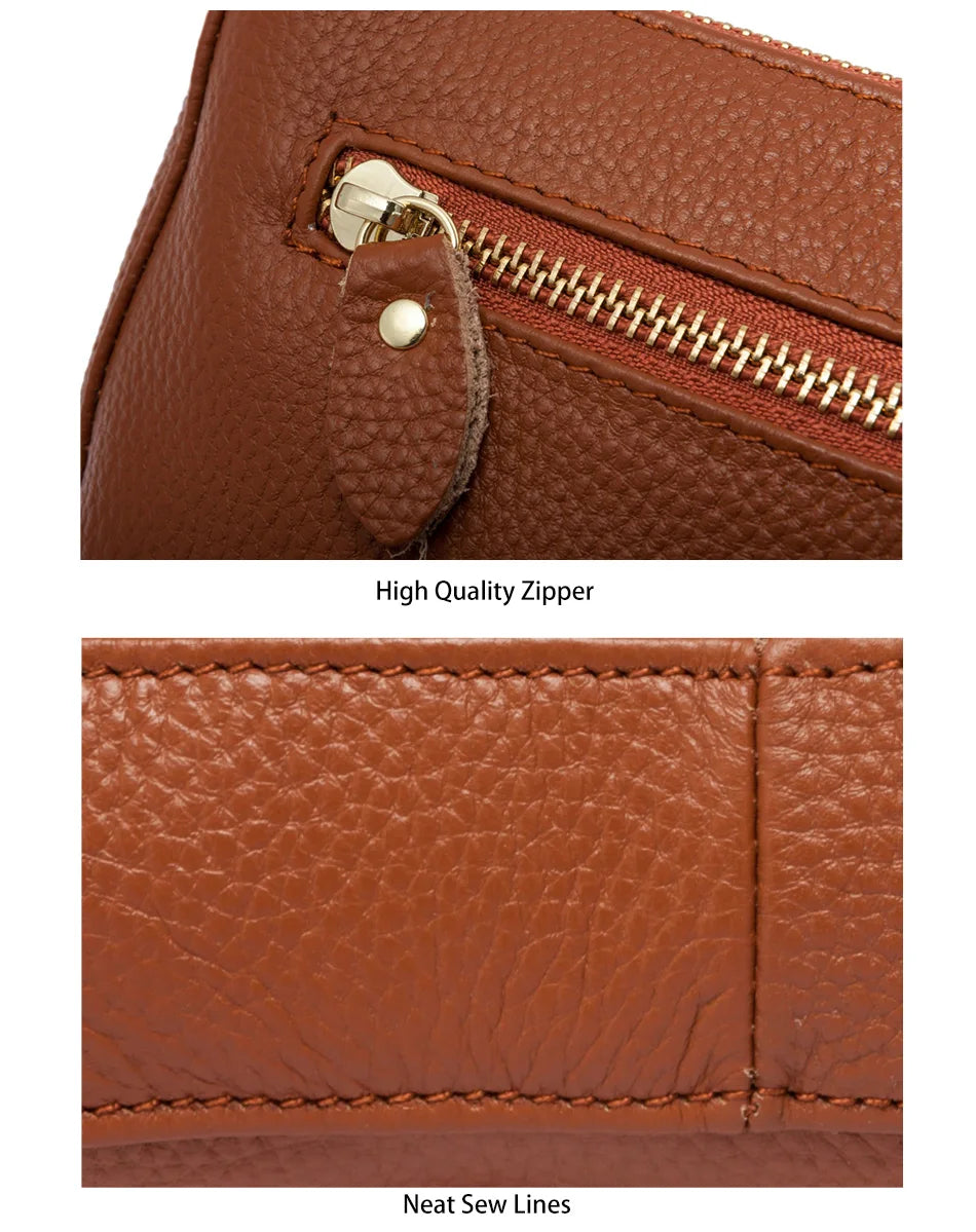 Fashion Women Crossbody Bag 100% Genuine Leather  Handbag Small Flap Bags