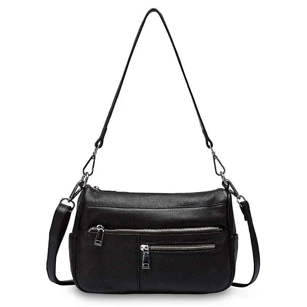 Noble Temperament Women Shoulder Bag 100% Genuine LeatherFashion Crossbody Purse