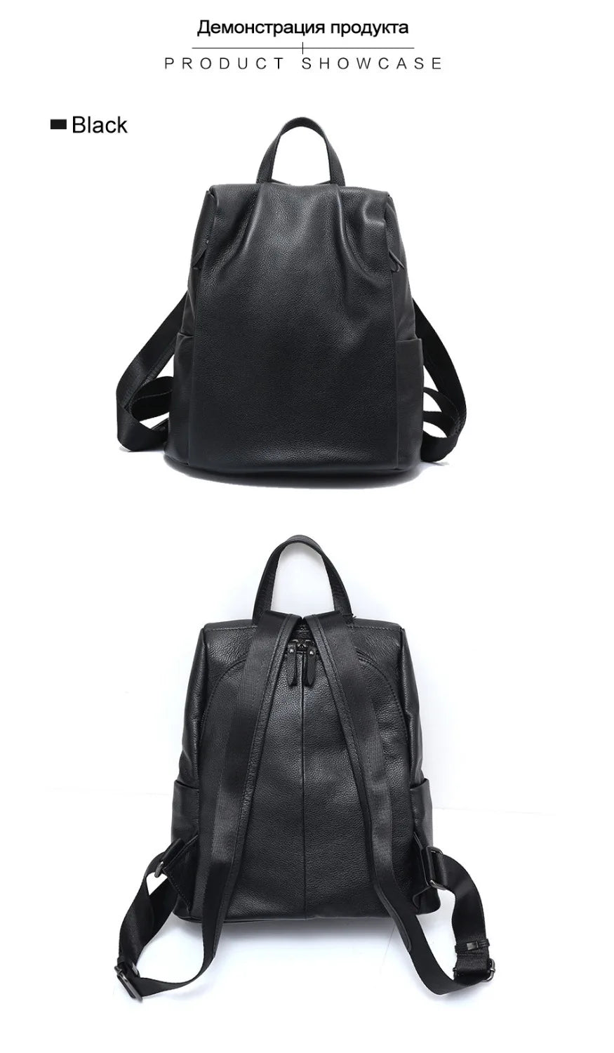 Anti-theft Back Opening Backpack Purses For Women 100% Genuine Leather