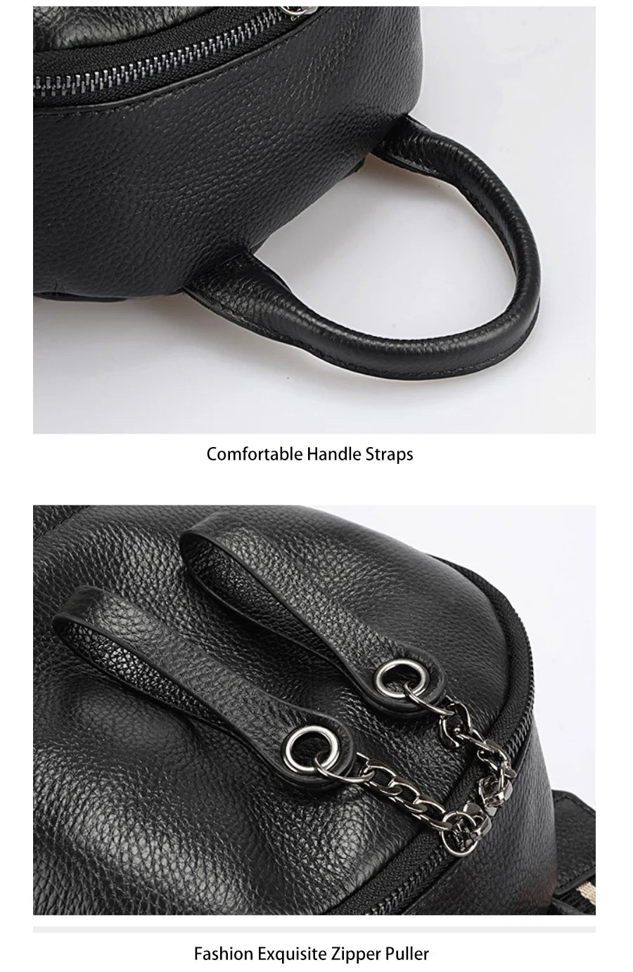 100% Genuine Leather Fashion Women Backpack Knapsack Casual