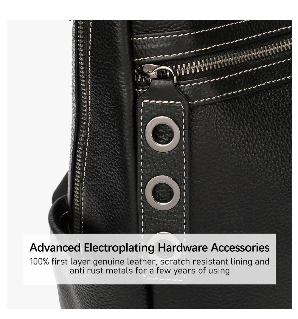 100% Genuine Leather Backpack For Women's High Quality