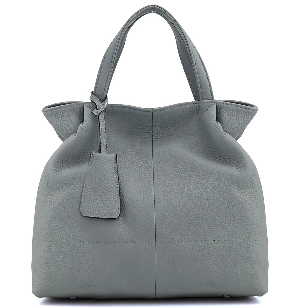 Soft Genuine Leather Handbag Women's Shoulder Bag Fashion Casual Design Shopper Crossbody