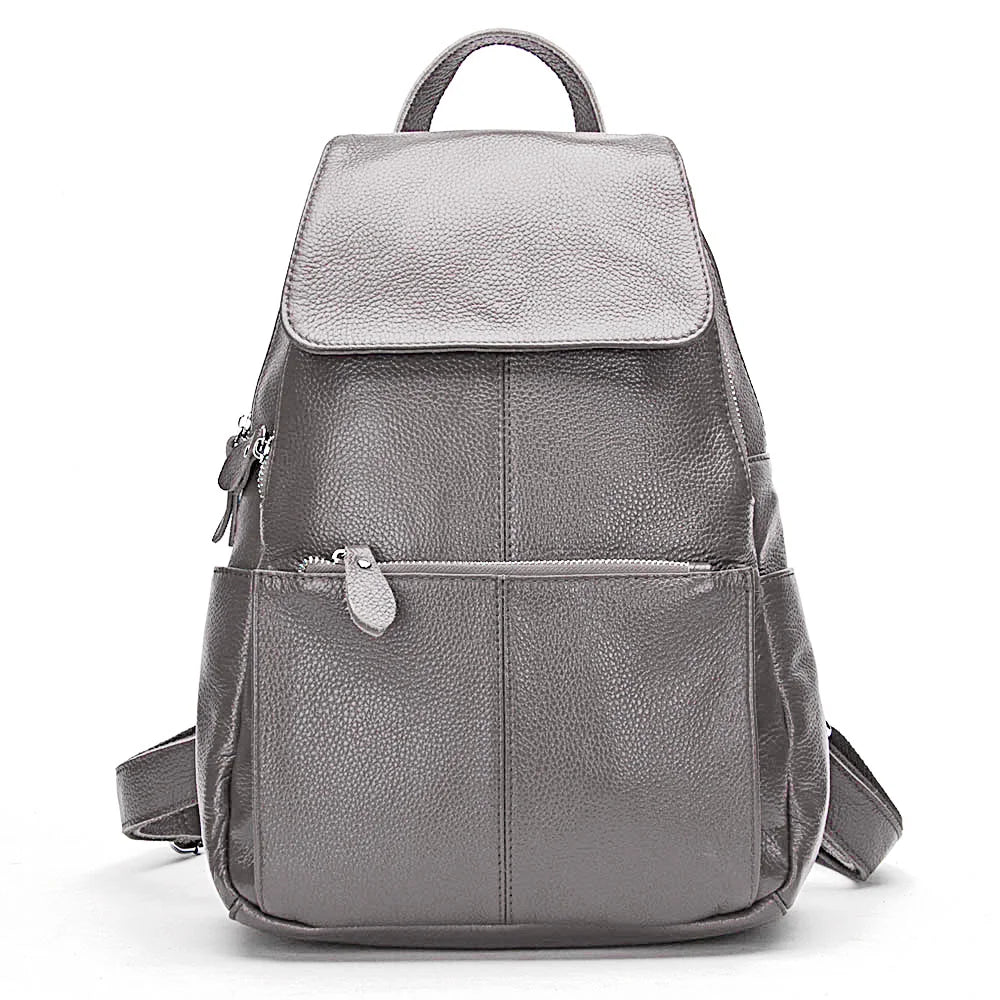 Stylish Genuine Leather Women Backpack