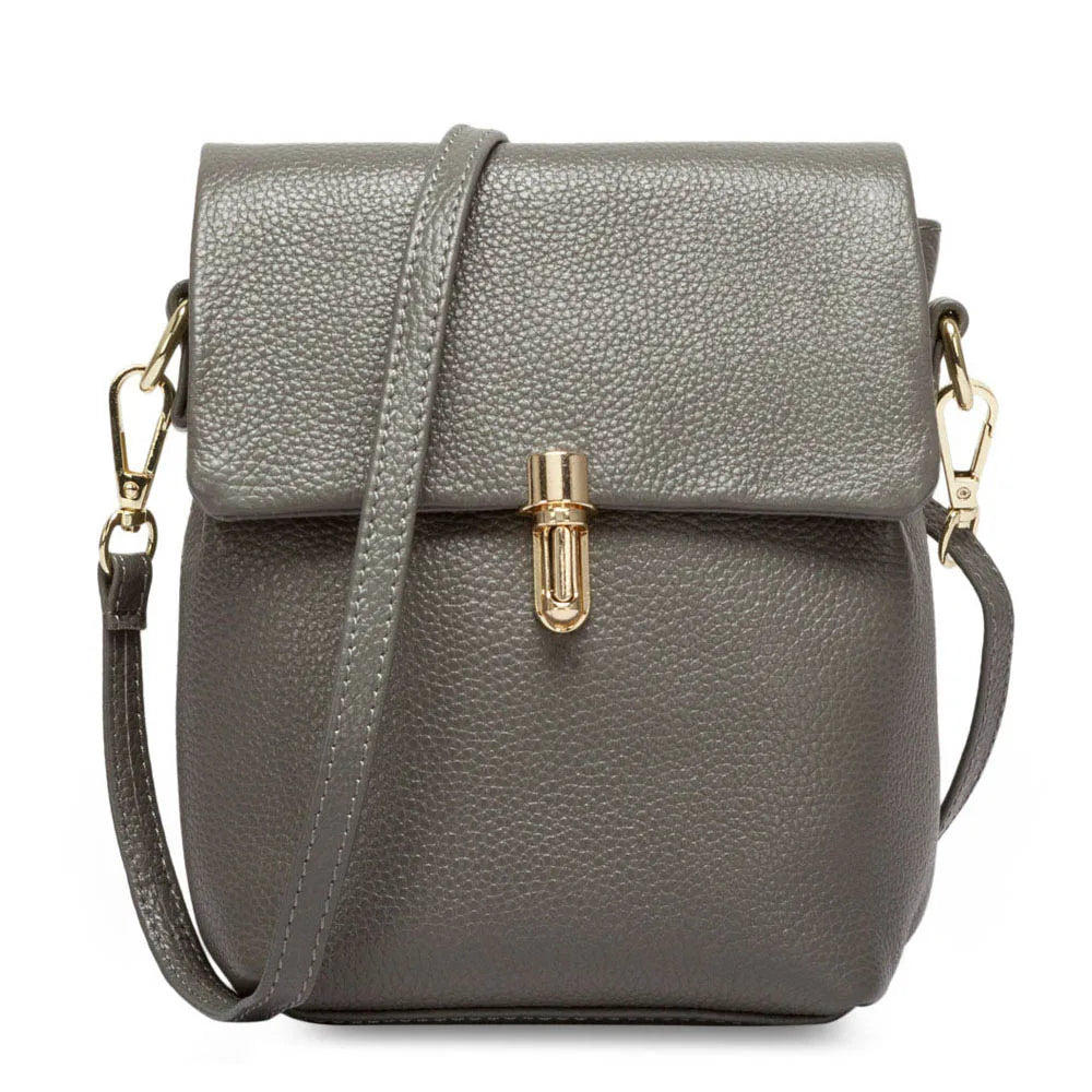 100% Genuine Leather Fashion Women Messenger Bag Practical Phone Purse
