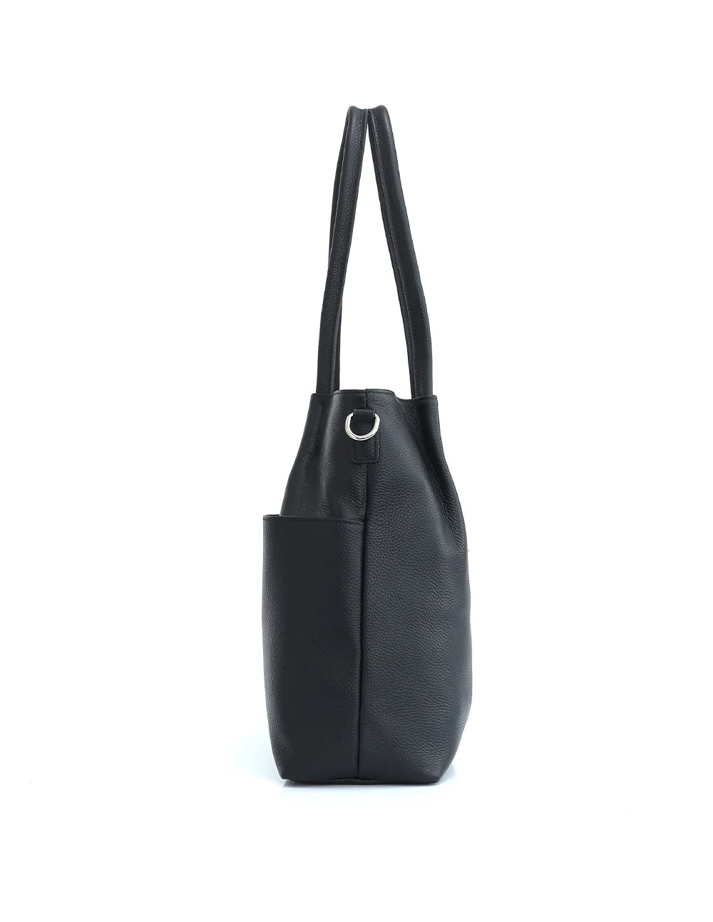 Genuine Leather New Simple Bucket Shoulder Bag Large Capacity Shopper Women Luxury