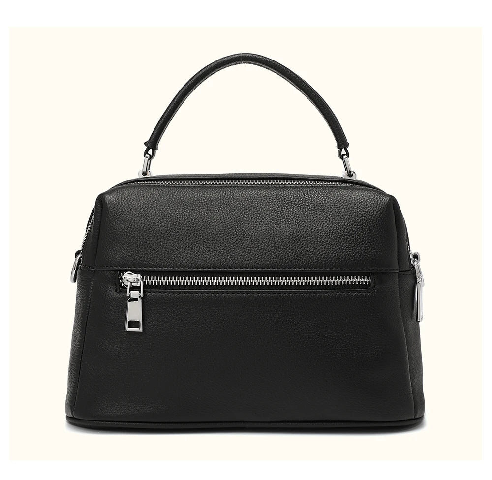 Genuine Leather Handbag Female High Quality Box Bag Classic Fashion Vintage