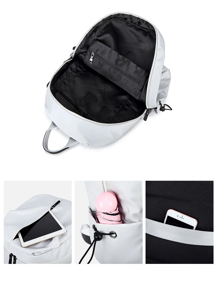 Soft Waterproof Ladies Backpack Casual Outdoor Women's Knapsack Large Capacity Multifunction