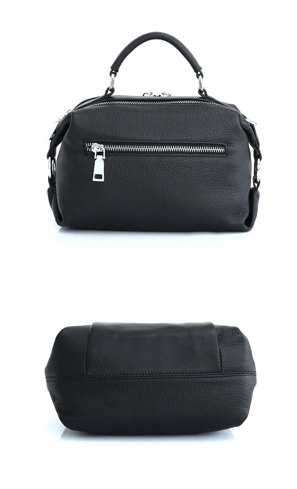 Genuine Leather Casual Multiple Pockets Crossbody Bag Female Handbag