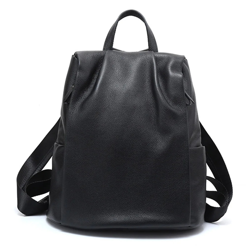 Anti-theft Back Opening Backpack Purses For Women 100% Genuine Leather