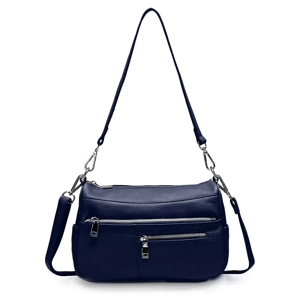 Noble Temperament Women Shoulder Bag 100% Genuine LeatherFashion Crossbody Purse