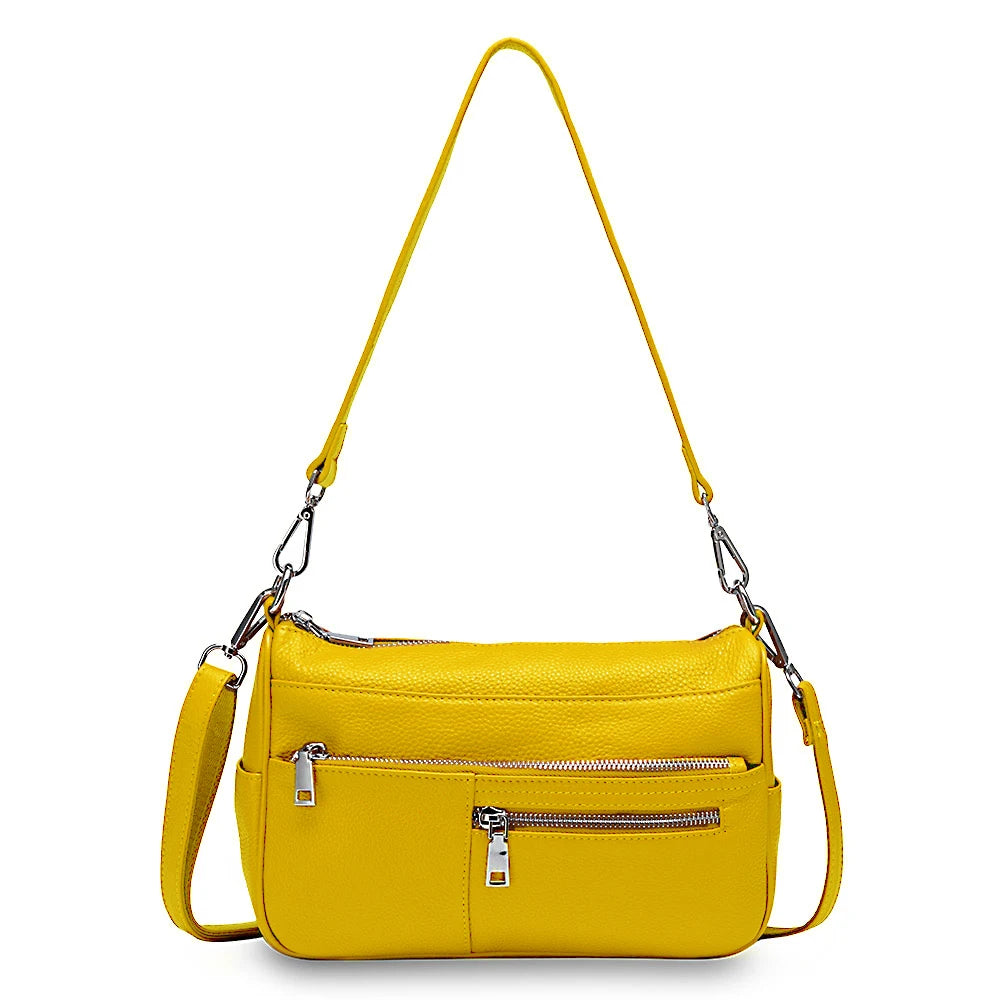 Noble Temperament Women Shoulder Bag 100% Genuine LeatherFashion Crossbody Purse