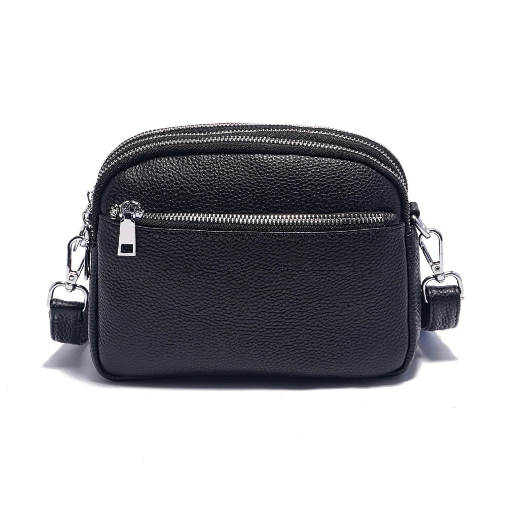 Multifunctional Solid Color Shoulder Bag For Women, Waterproof Crossbody Purse Business