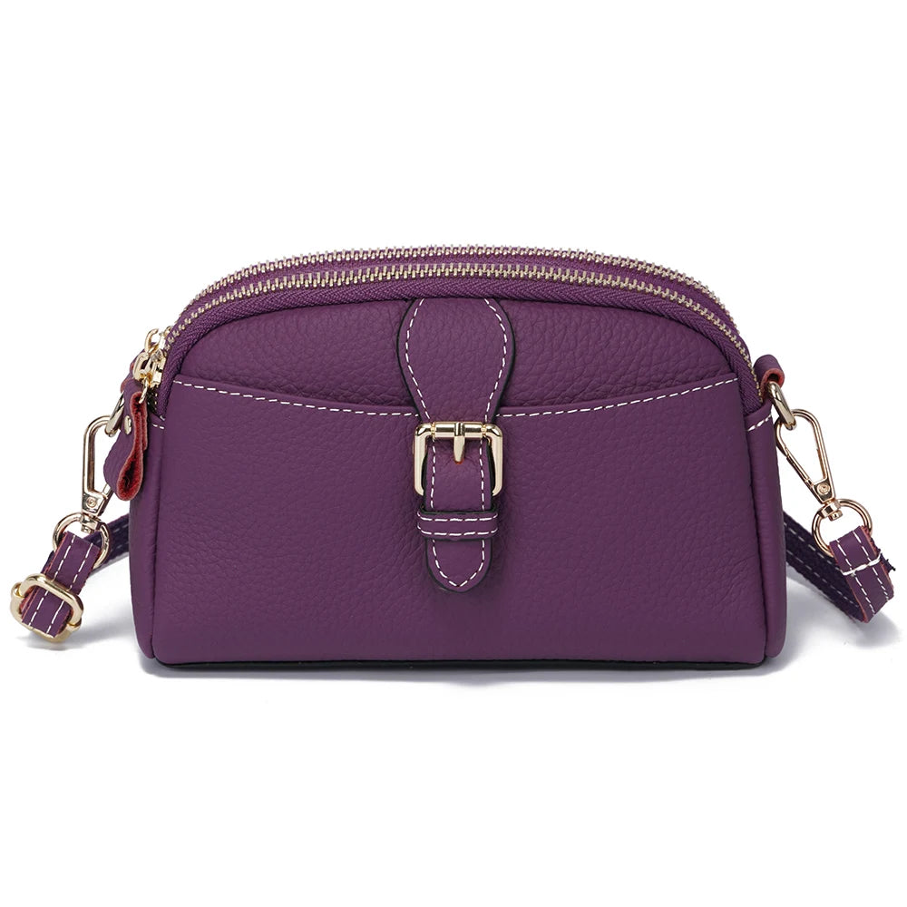 Women Wristlets Bags Female Purse 100% Genuine Leather High Quality Small Bag